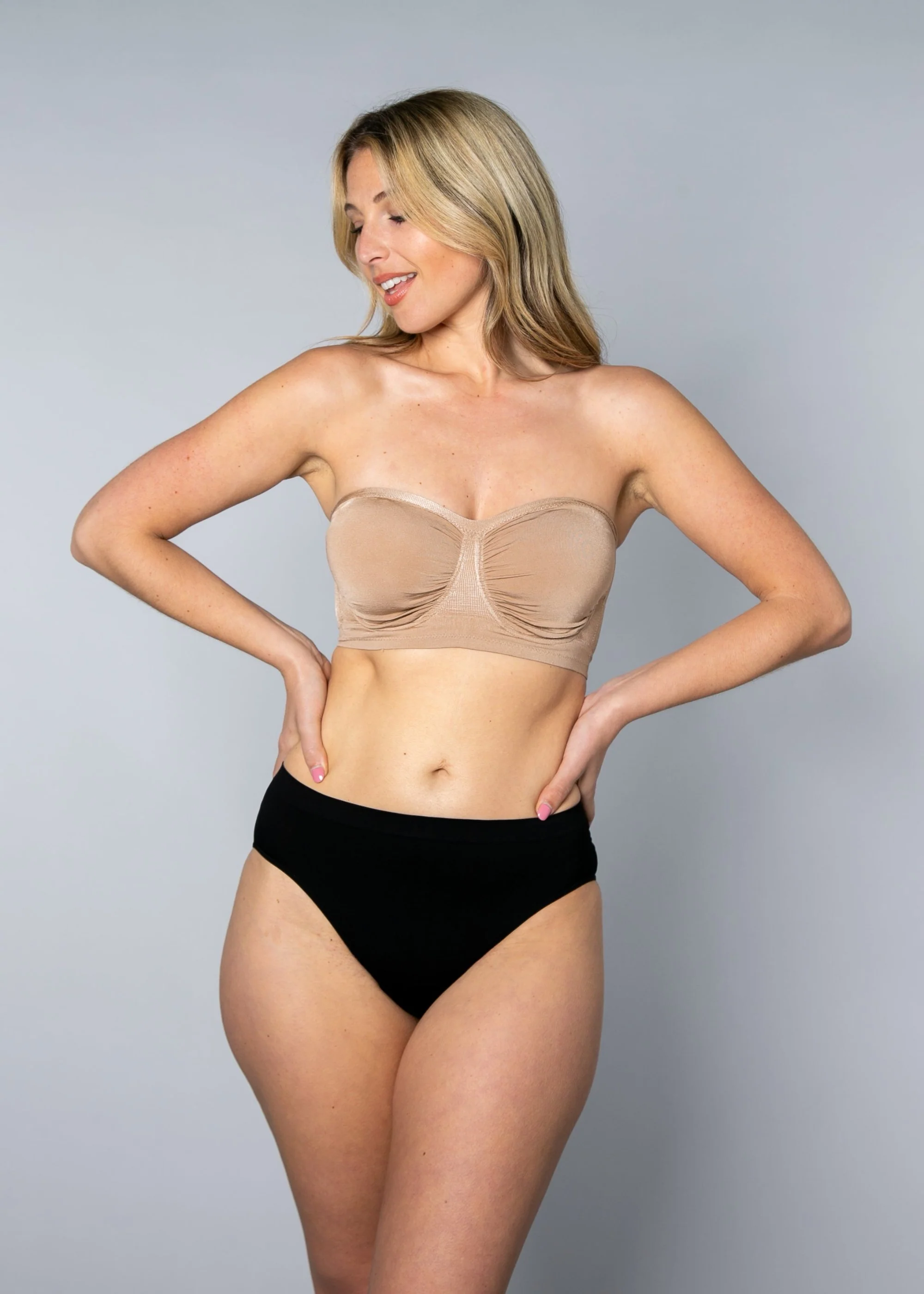 Antimicrobial Sweetheart Neckline Underwire Bandeau Bra - Final Sale - Image 7