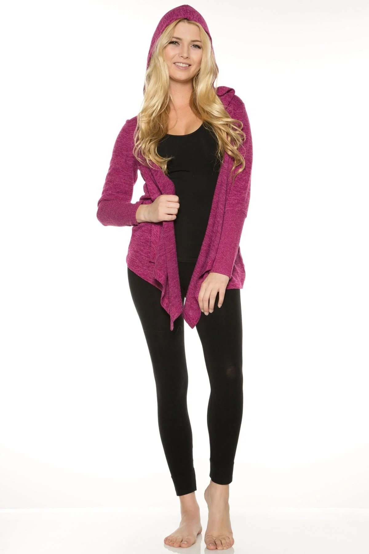 Hooded Sweater Wrap - FINAL SALE - Image 5