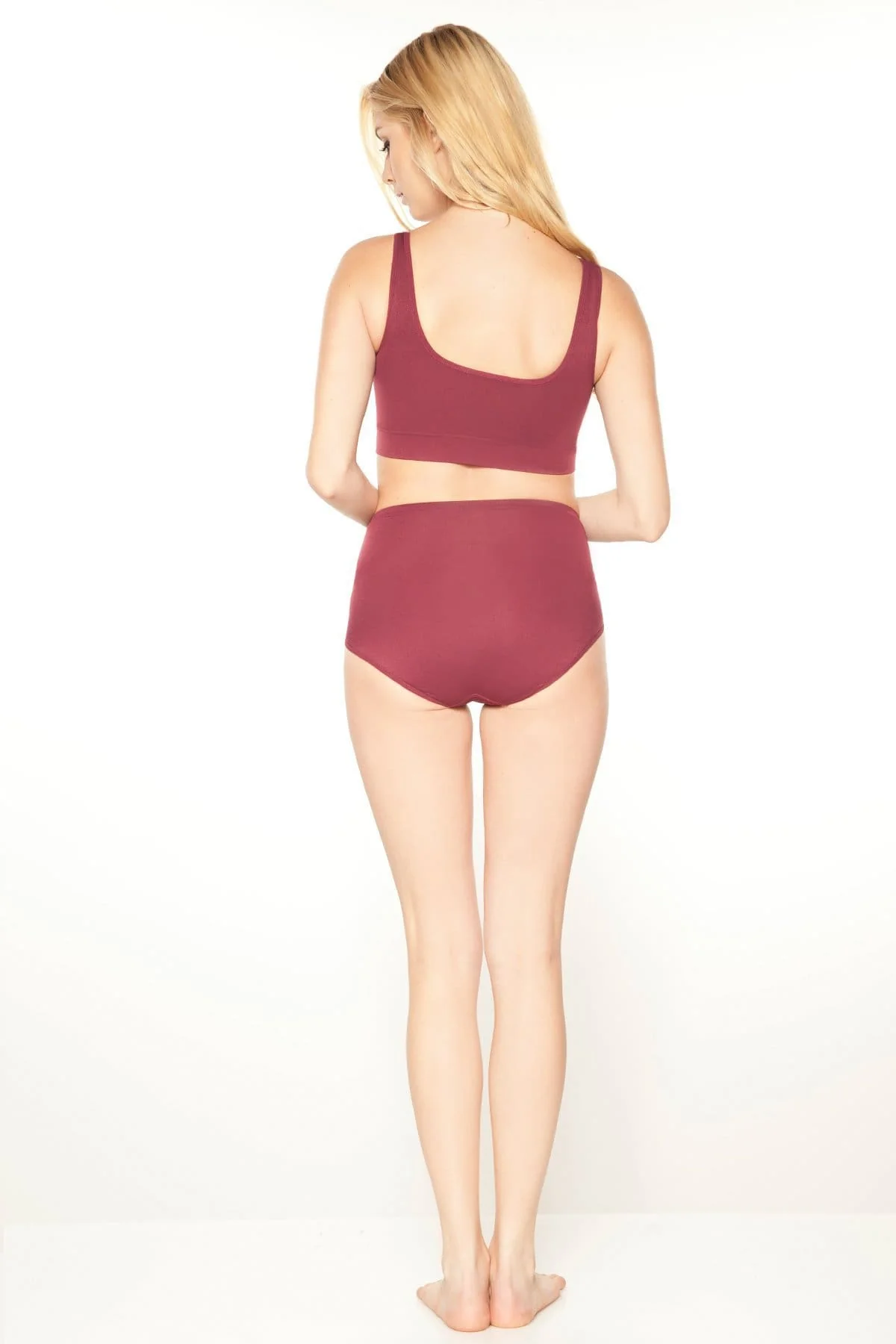 Seamless Brief with Lace Overlay : Sale Colors - Final Sale - Image 3